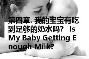 第四章. 我的宝宝有吃到足够的奶水吗？ Is My Baby Getting Enough Milk?