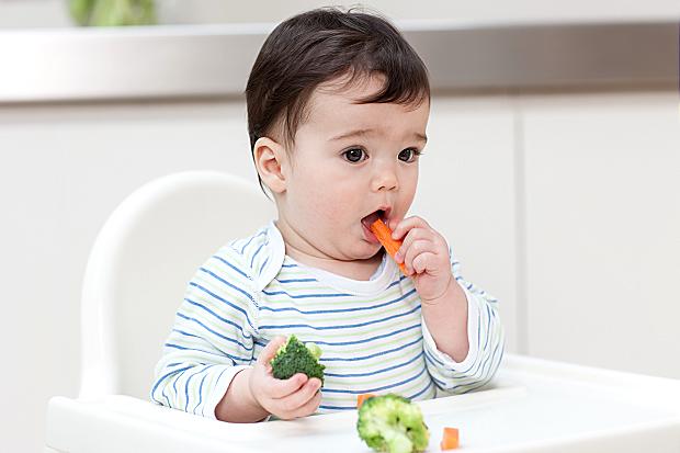 10-12个月婴儿的断奶饮食: 增加质量和数量