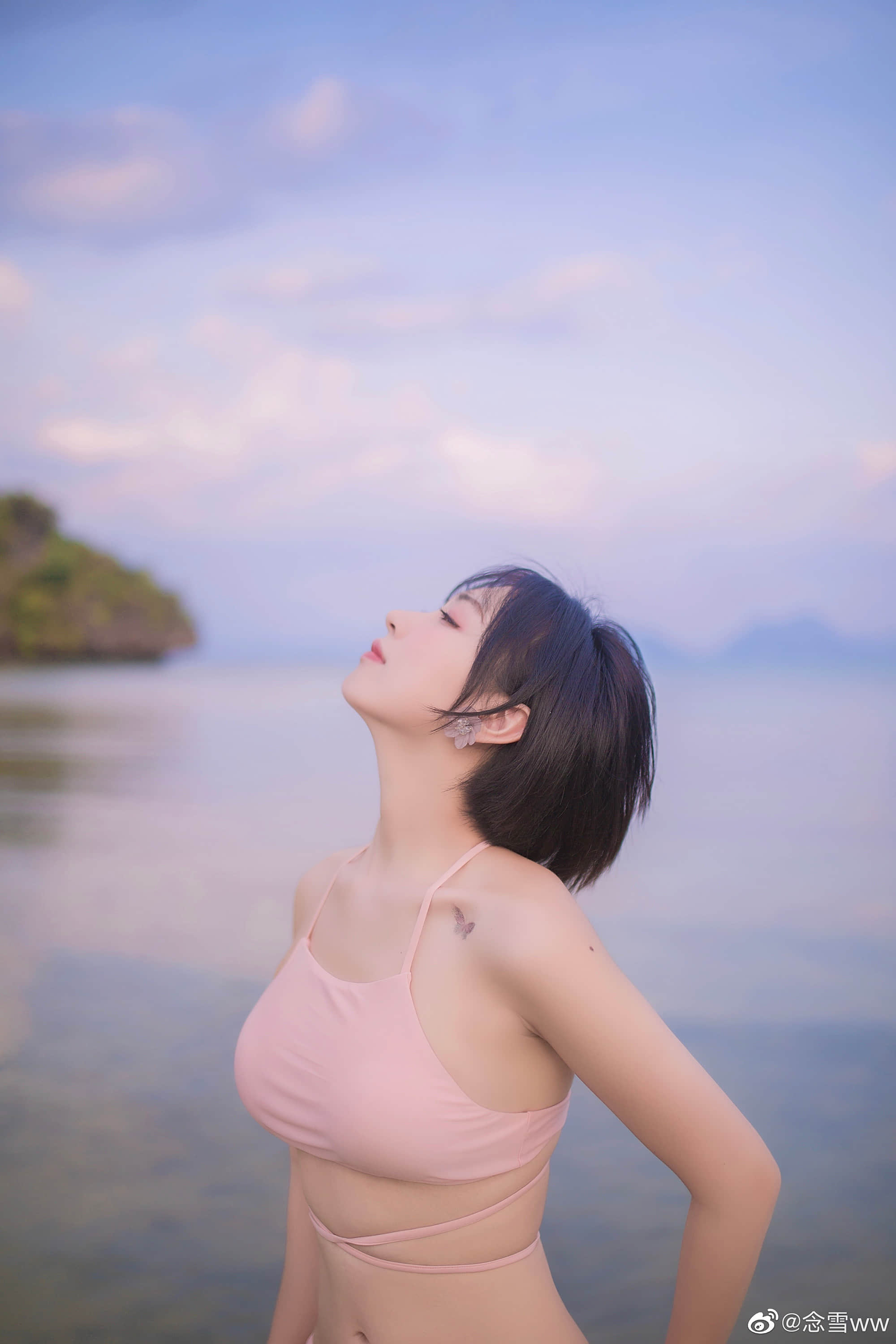 美女写真 粉紫色的浪漫小世界10