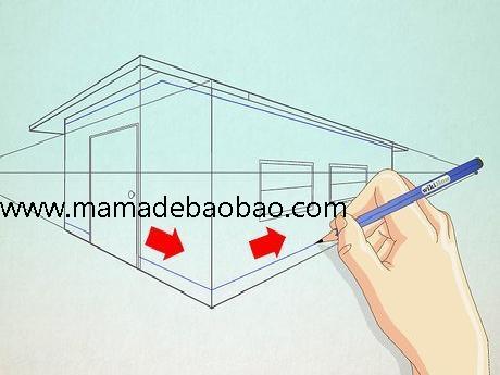 3种方法来画一座简单的房子（从直线开始）