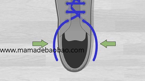 6种方法来绑鞋带(十字绑法)