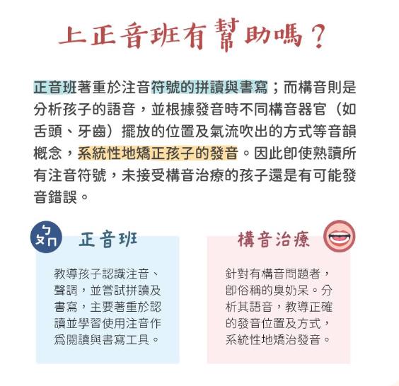 孩子讲话「臭乳呆」长大会自己好？上正音班有帮助吗？构音常见7大迷思！